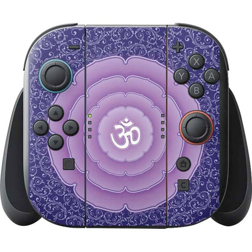 Sanskrit Purple Nintendo Switch 2 (2025) with Joy-Con Skin